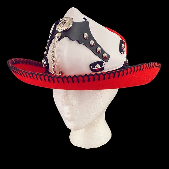 Custom Red Goth Hat main image 6